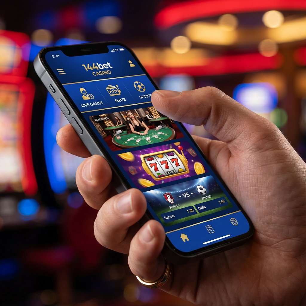 Aplicativo móvel 193bet - Interface do app em smartphone